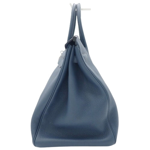 Birkin 40 Togo Palladium Hardware Blue de Plus Y Stamp