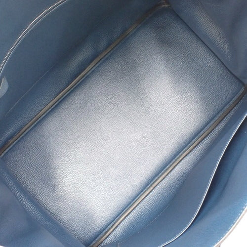 Birkin 40 Togo Palladium Hardware Blue de Plus Y Stamp