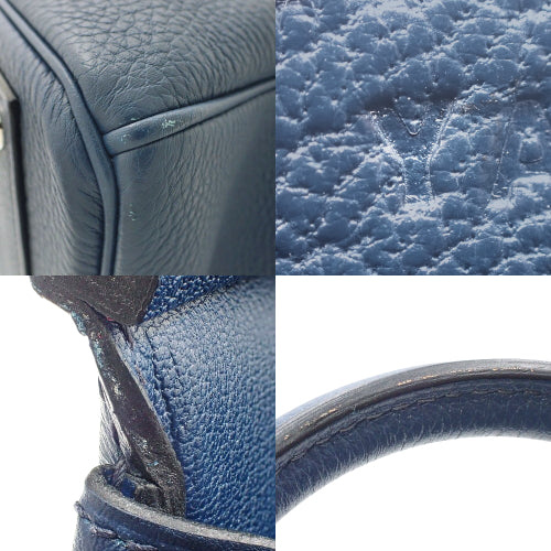 Birkin 40 Togo Palladium Hardware Blue de Plus Y Stamp