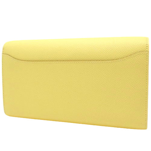 Constance Long To-Go, Vo'e Epsom leather, Jaune Poussin color, gold hardware, Z stamp.