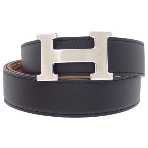 コンスタンス Hベルト リバーシブル アパレル ファッション小物 服飾小物 100 スイフト ヴォーエプソン パラジウム金具 ノワール ゴールド X刻印