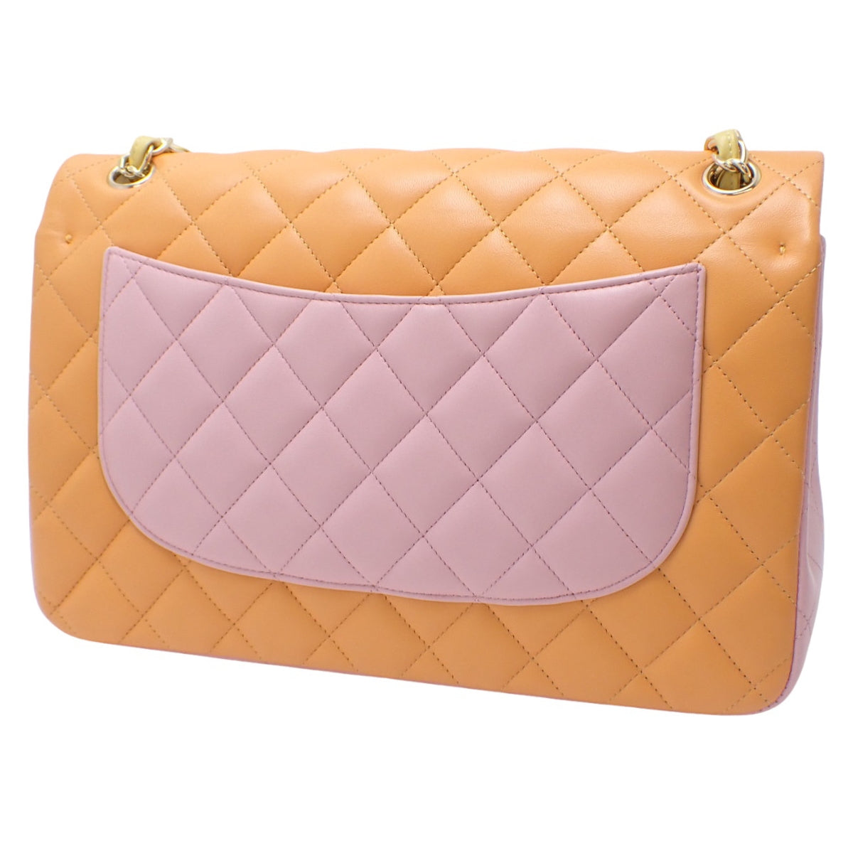 マトラッセ ココマーク Wフラップ30 チェーンショルダーバッグ ラムスキン