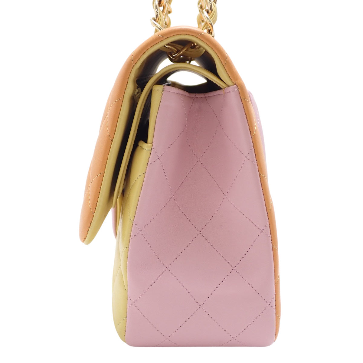 Matelasse Coco Mark 双翻盖 30 链条小羊皮单肩包