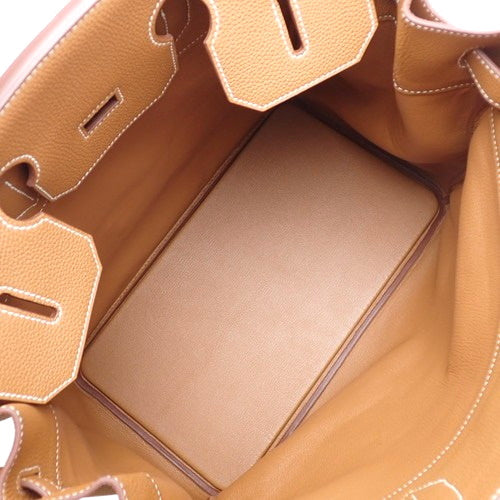 Haute Couture 40 Gold Togo Palladium Hardware Silver Hardware Z Stamp Boston Bag Travel Bag Tote Bag