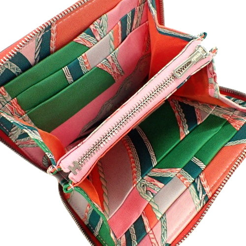 Azap Compact Silk Epsom 皮革钯金金属配件 Capucines C 印花包