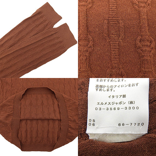 链条印花圆领针织毛衣,44码,长袖,2016年