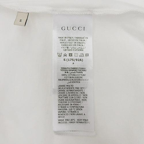 GUCCI×adidas Tシャツ アパレル ファッション 半袖 アディダス コラボ S コットン 548334XJE7A