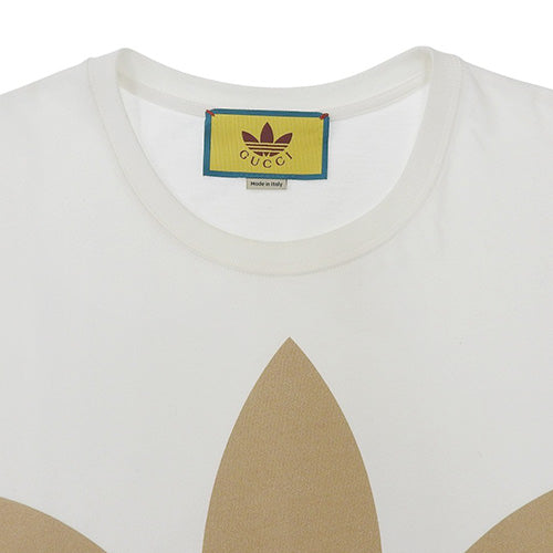 GUCCI×adidas Tシャツ アパレル ファッション 半袖 アディダス コラボ S コットン 548334XJE7A