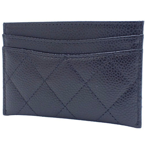 Matelasse Classic Card Holder, Business Card Holder, Pass Case, Caviar Skin, AP0213