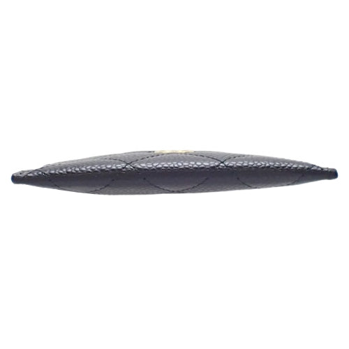 Matelasse Classic Card Holder, Business Card Holder, Pass Case, Caviar Skin, AP0213