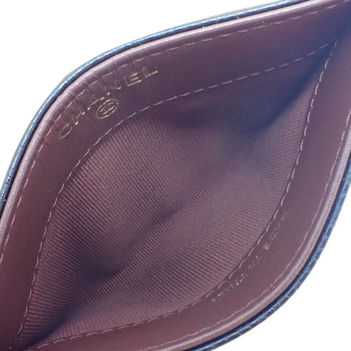 Matelasse Classic Card Holder, Business Card Holder, Pass Case, Caviar Skin, AP0213