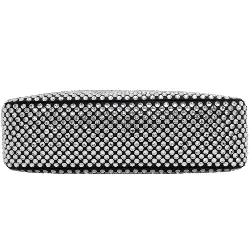 Prada Re-Edition 2000 Re-Nylon Mini Bag in Satin with Rhinestones and Crystals (1NE515)