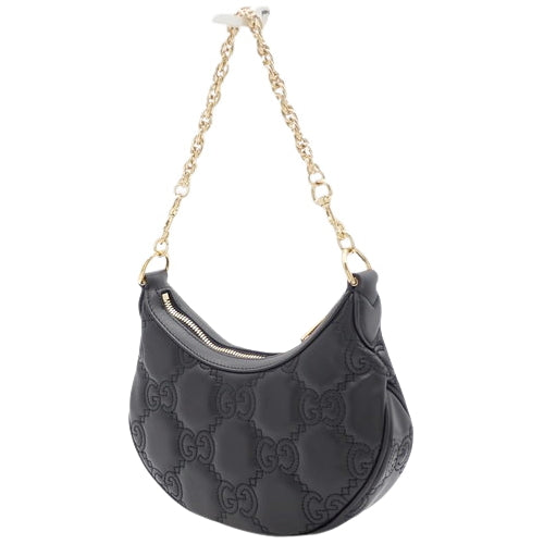 GG Matelasse Double G Mini Bag, 2-Way Chain Shoulder Bag, Leather, 739736