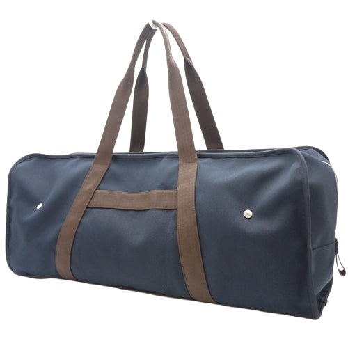 Groom Boot & Helmet Bag, Boston Bag, Saddlery Bag, Travel Bag, Canvas, Leather, Palladium Hardware, A Stamp