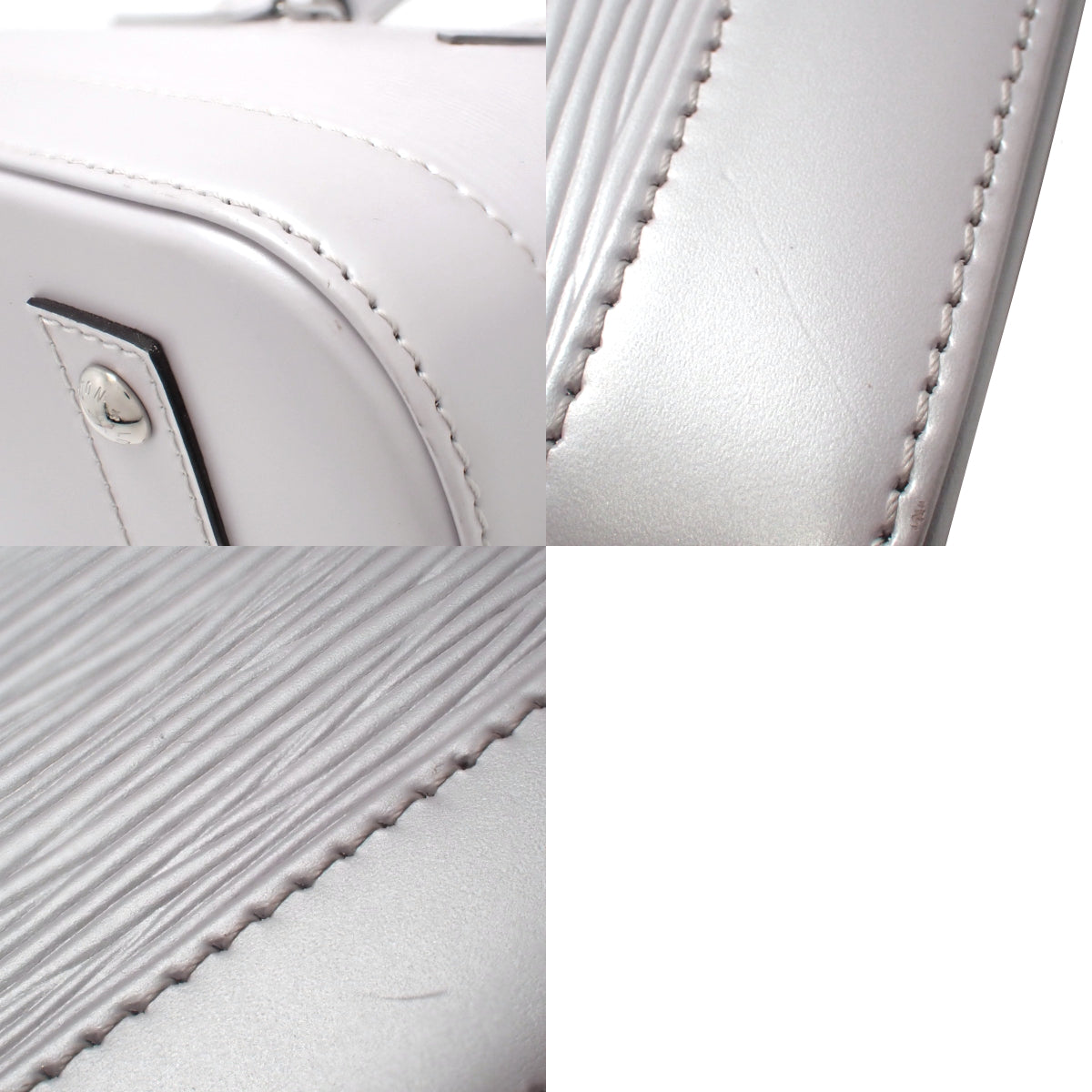 Alma BB Epi Leather, Lilac Nacre M41646