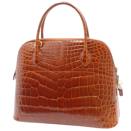 Bolide 31 2-Way Shoulder Bag, Alligator/Crocodile Leather, Meal, B Stamp