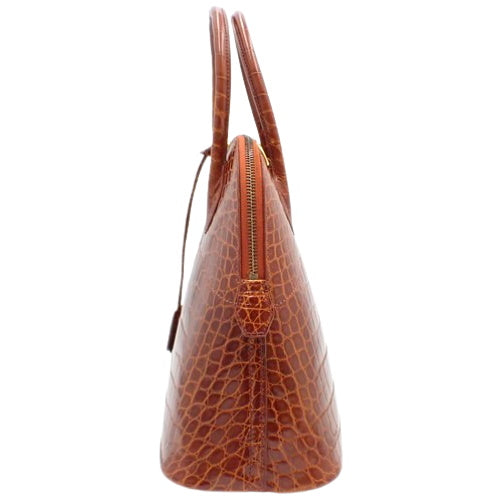 Bolide 31 2-Way Shoulder Bag, Alligator/Crocodile Leather, Meal, B Stamp