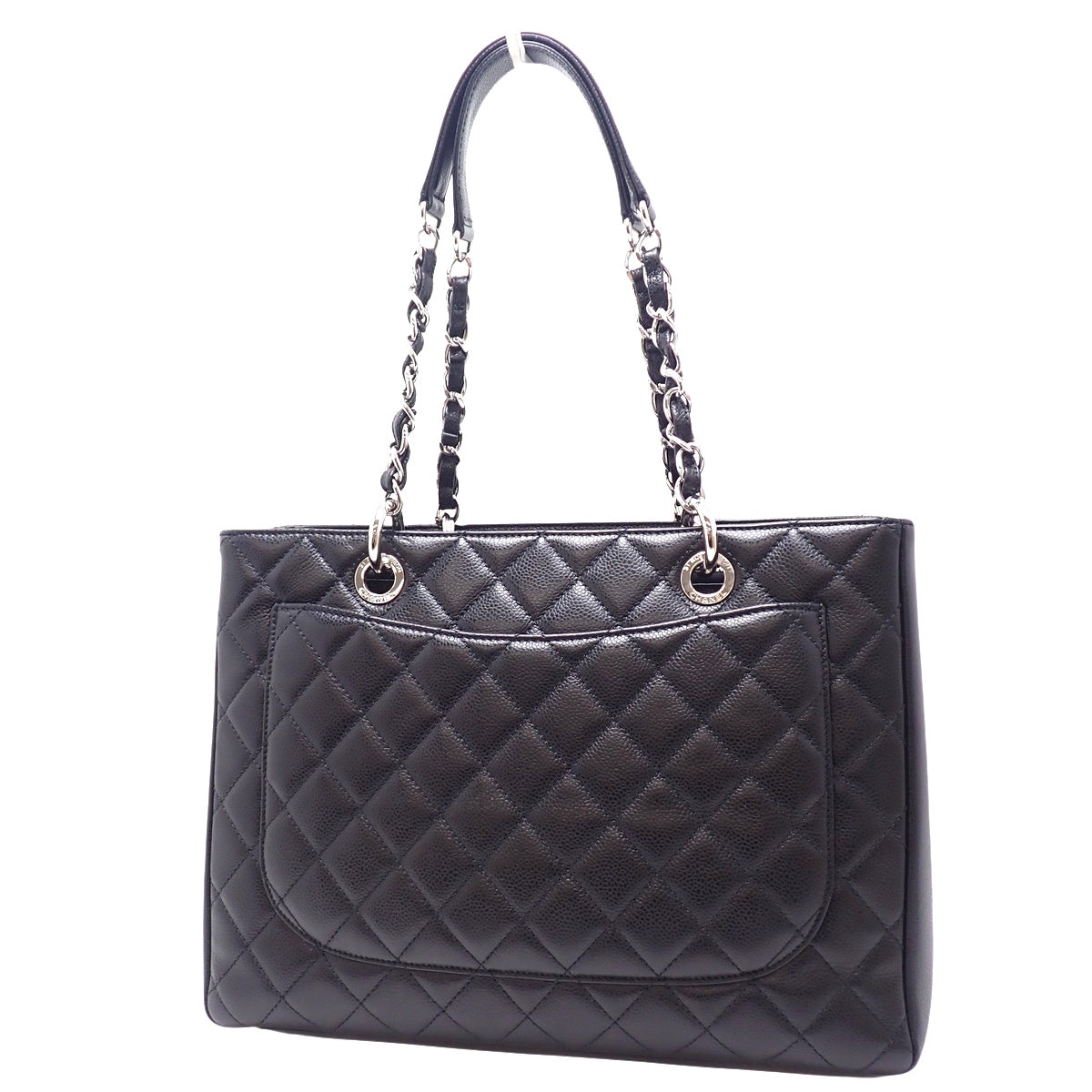 Matelasse Coco Mark GST Tote, Caviar Leather, Black, A50995