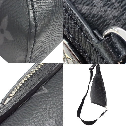 Taiga Rama Duo Sling 单肩斜挎包,采用 Monogram Eclipse Taiga 皮革制成(M30936)