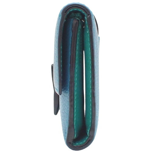 バーティカルスモールウォレット 2つ折り アナグラム ミニウォレット パラジウム金具 ソフトグレインカーフスキン