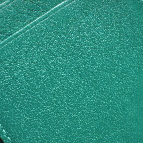 垂直小钱包,双折钱包,Anagram 迷你钱包,钯金金属配件,柔软粒面小牛皮