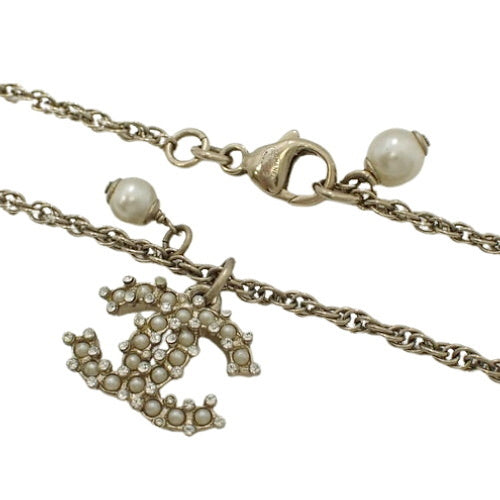 Cocomark 珍珠和水钻项链,金属(GP),仿珍珠和水钻