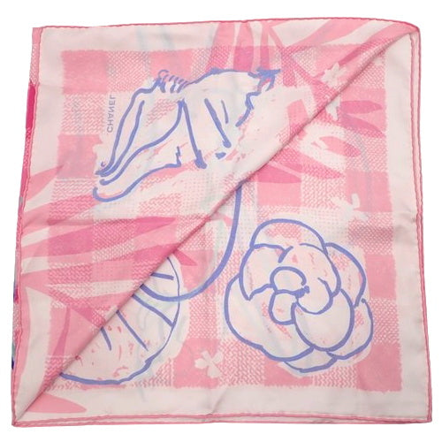 Camellia Large Scarf Stole Silk