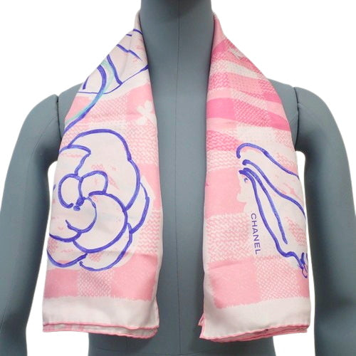 Camellia Large Scarf Stole Silk