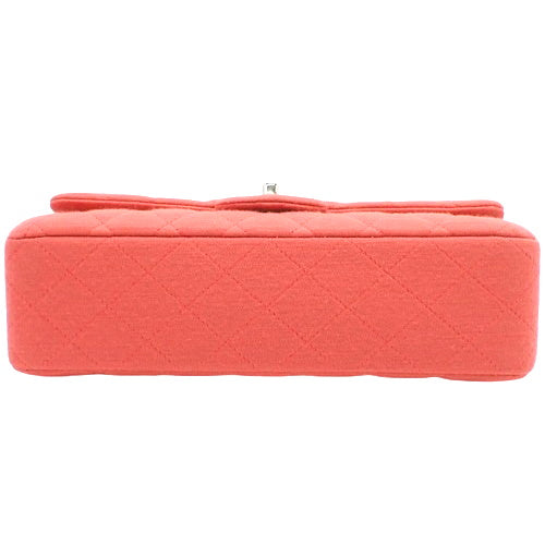 Matelasse Coco Mark 棉质平纹针织双翻盖链条单肩包