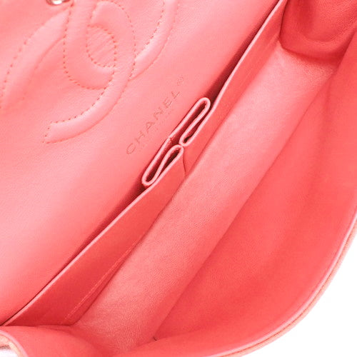 Matelasse Coco Mark 棉质平纹针织双翻盖链条单肩包