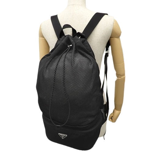 Re-Nylon 2-Way 背包、腰包、腰包、网眼尼龙、NERO 2VL038