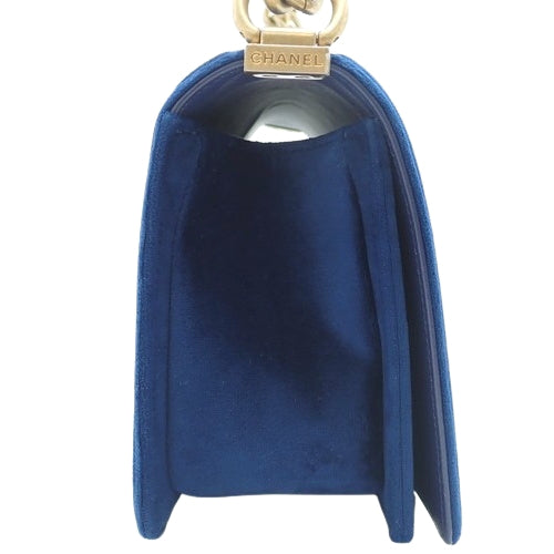 Boy Chanel 链条单肩包 绒面革/麂皮