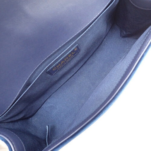 Boy Chanel 链条单肩包 绒面革/麂皮