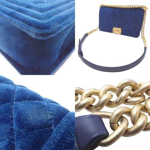 Boy Chanel 链条单肩包 绒面革/麂皮