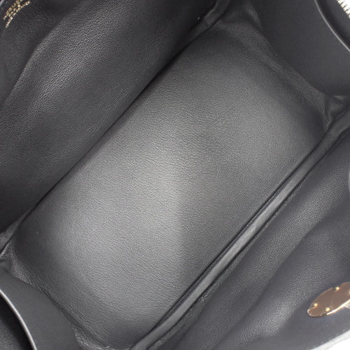 Lindy 26 双肩包,Grizzly Swift皮革,蓝色塔拉萨/靛蓝色,C刻印。