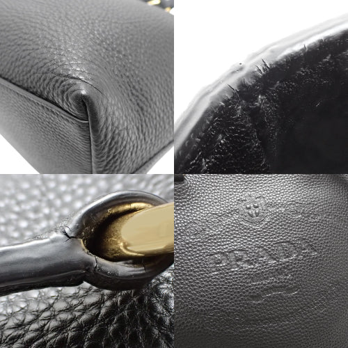 ロゴ トートバッグ レザー VIT.DAINO NERO 1BG100 ショルダー 肩掛け