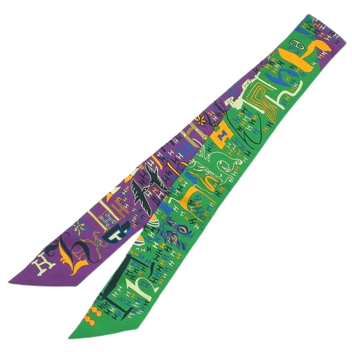 1001H (One Thousand and One H) Twilly, Apparel, Fashion Accessories, Bag Accessories, Silk