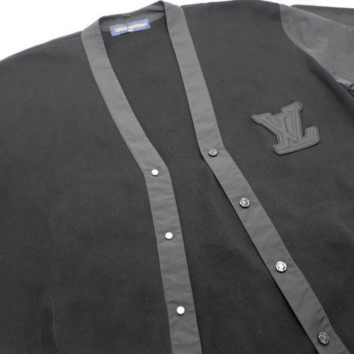 Cardigan 4L RM232M Logo Mixed Material