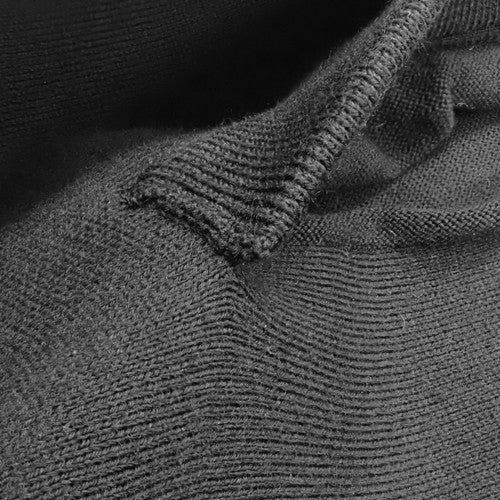 カーディガン 4L RM232M ロゴ 異素材ミックス