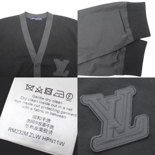 Cardigan 4L RM232M Logo Mixed Material