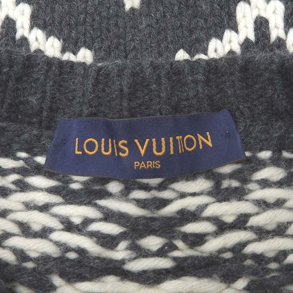 Distorted Monogram Crew Neck Knit 2020 L RM202