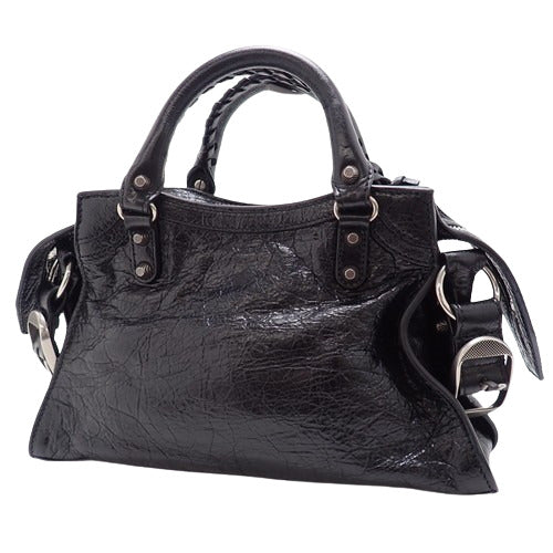 Neo Cagole XS Leather Bag, Black, 700940 - 2-way shoulder bag, can be worn as a shoulder bag or crossbody bag.