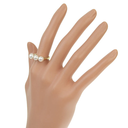 Ella Pearl Ring, Akoya Pearl, 18K Yellow Gold