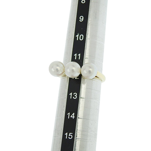 Ella 珍珠戒指,Akoya 珍珠,18K 黄金