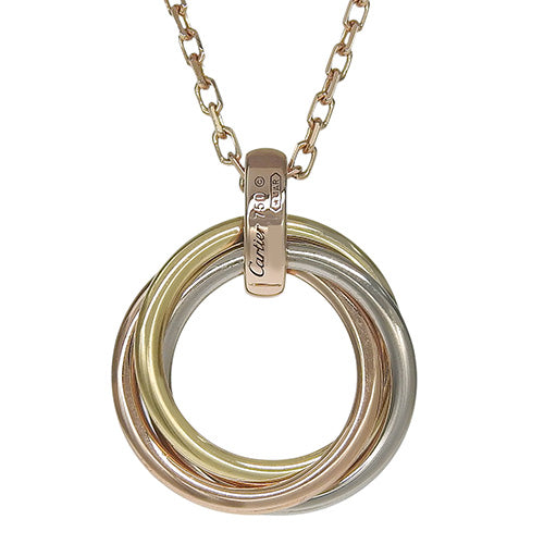 Trinity Diamond Necklace PG YG WG
