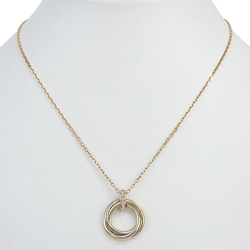 Trinity 钻石项链 PG YG WG