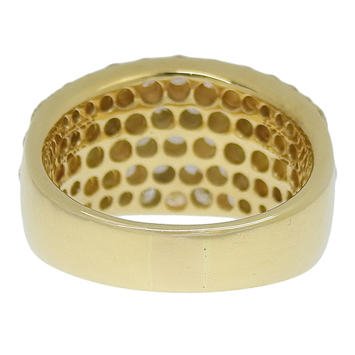 密镶钻石戒指 D2.10 K18 YG