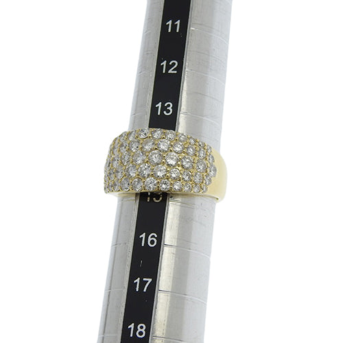 密镶钻石戒指 D2.10 K18 YG