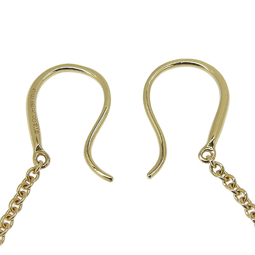 18K 黄金 (YG) 五金耳环