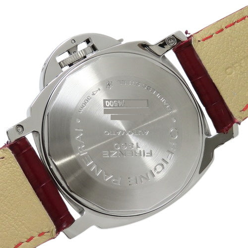 PAM00088 Luminor GMT Stainless Steel/Leather Automatic Black